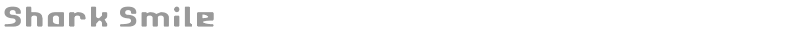 Shark Smile font preview